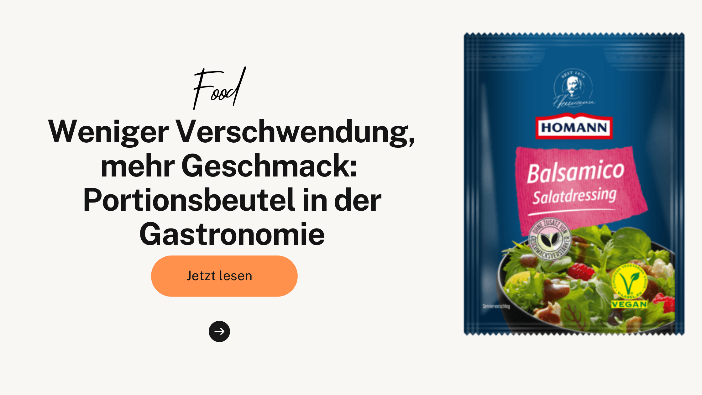 Weniger Verschwendung, mehr Geschmack: Umweltfreundliche Optionen durch  Einsatz von Portionsbeuteln