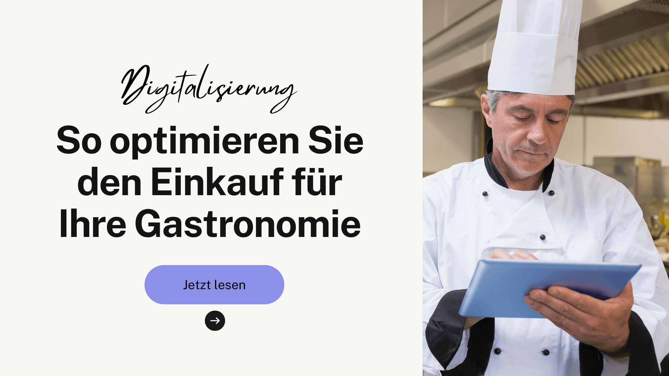 So optimieren Sie den Einkauf für Ihre Gastronomie