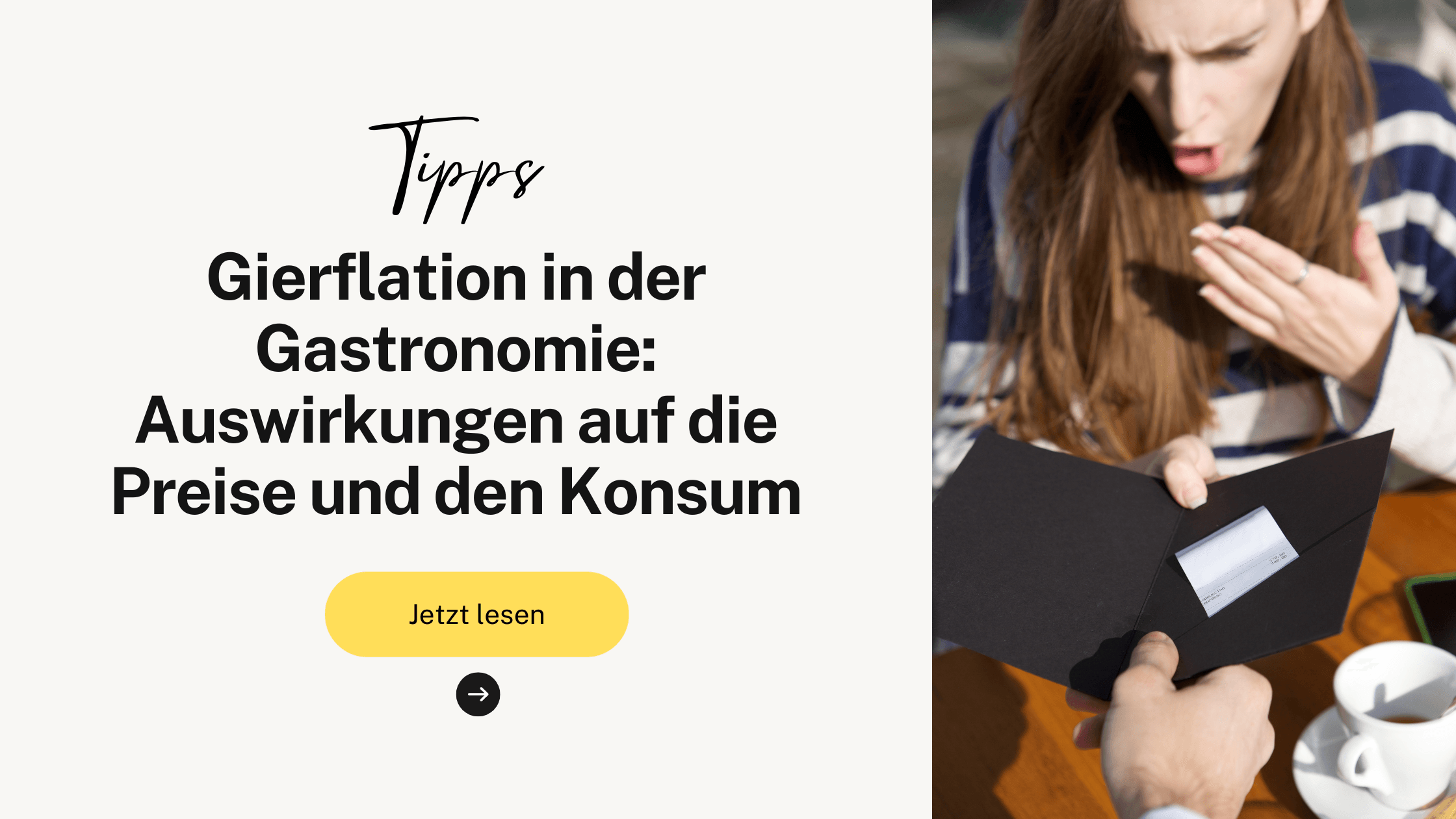 Gierflation in der Gastronomie: Auswirkungen auf die Preise und den Konsum
