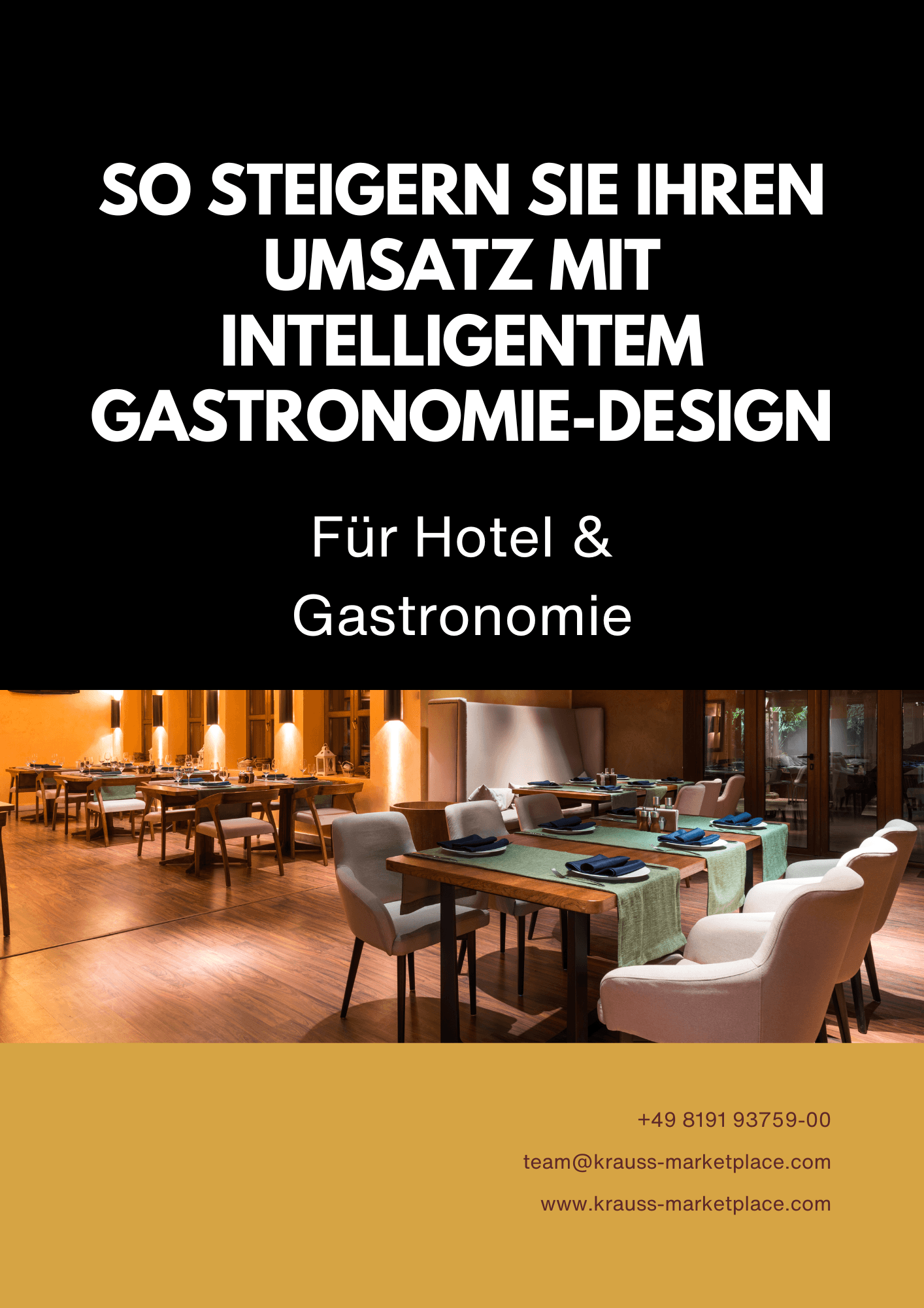 So steigern Sie Ihren Umsatz mit intelligentem Gastronomie-Design