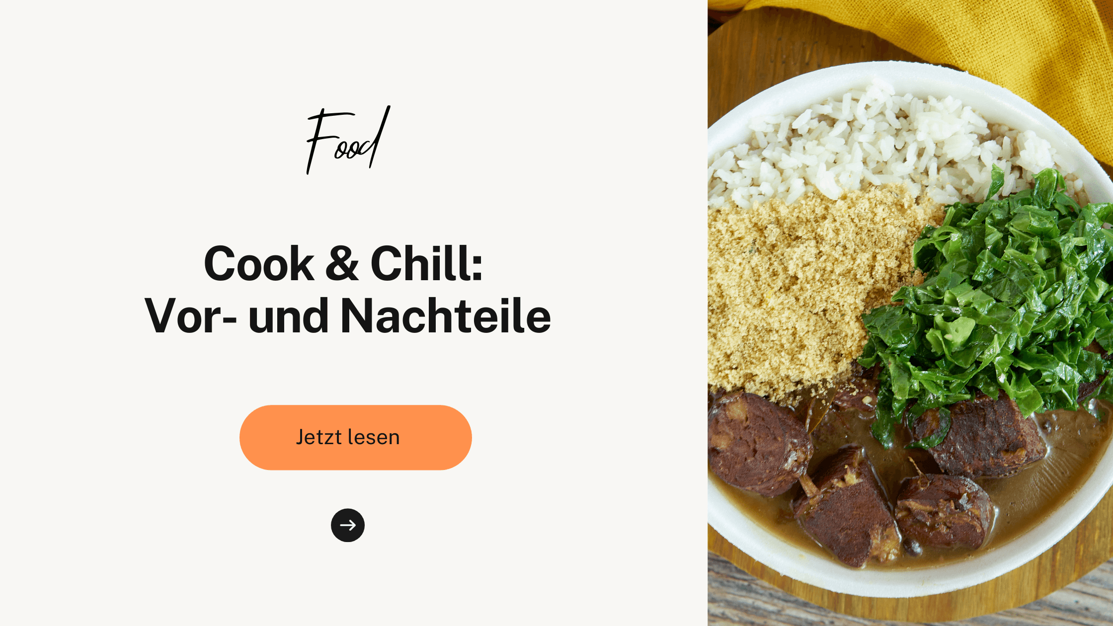 Cook & Chill: Vor- und Nachteile