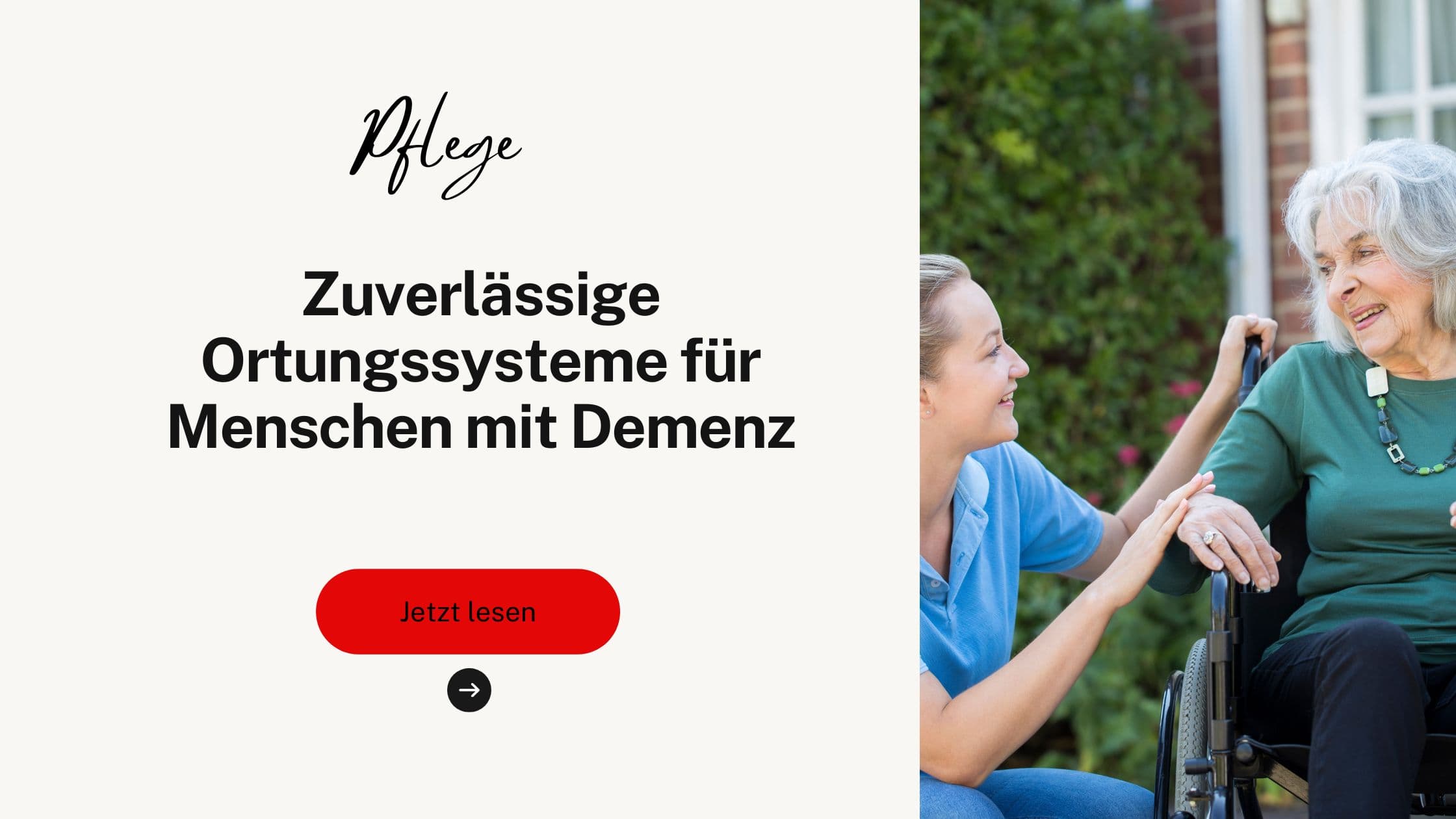Zuverlässige Ortungssysteme für Menschen mit Demenz