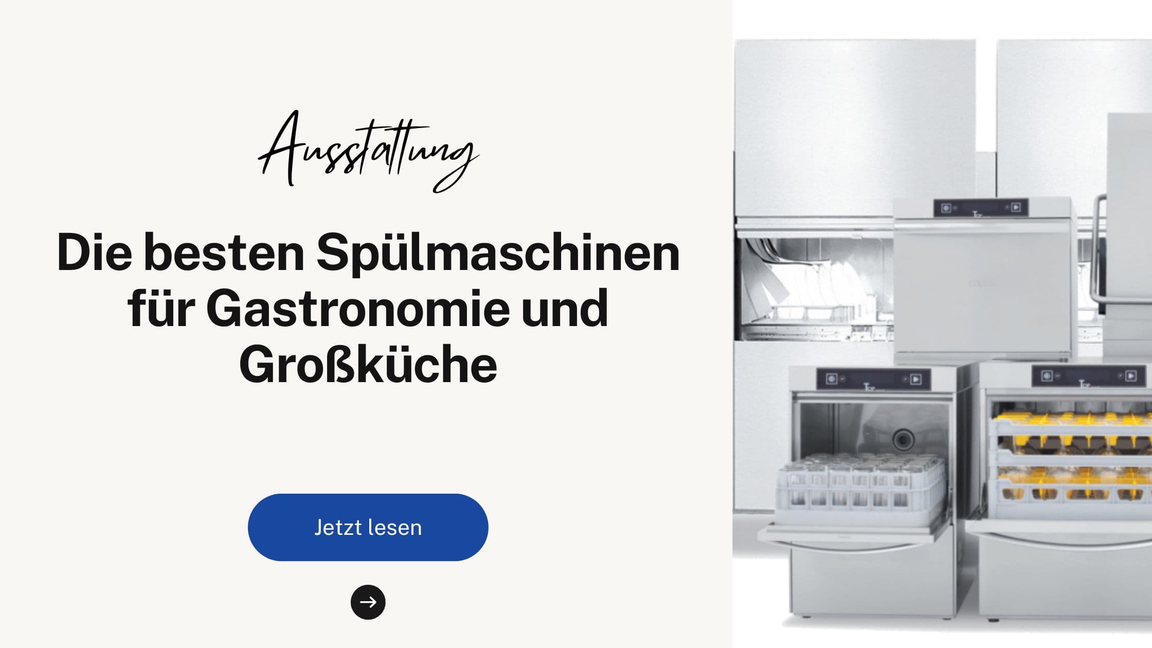 Die besten Haubenspülmaschinen und Durchschubspülmaschinen für Gastronomie und Großküche