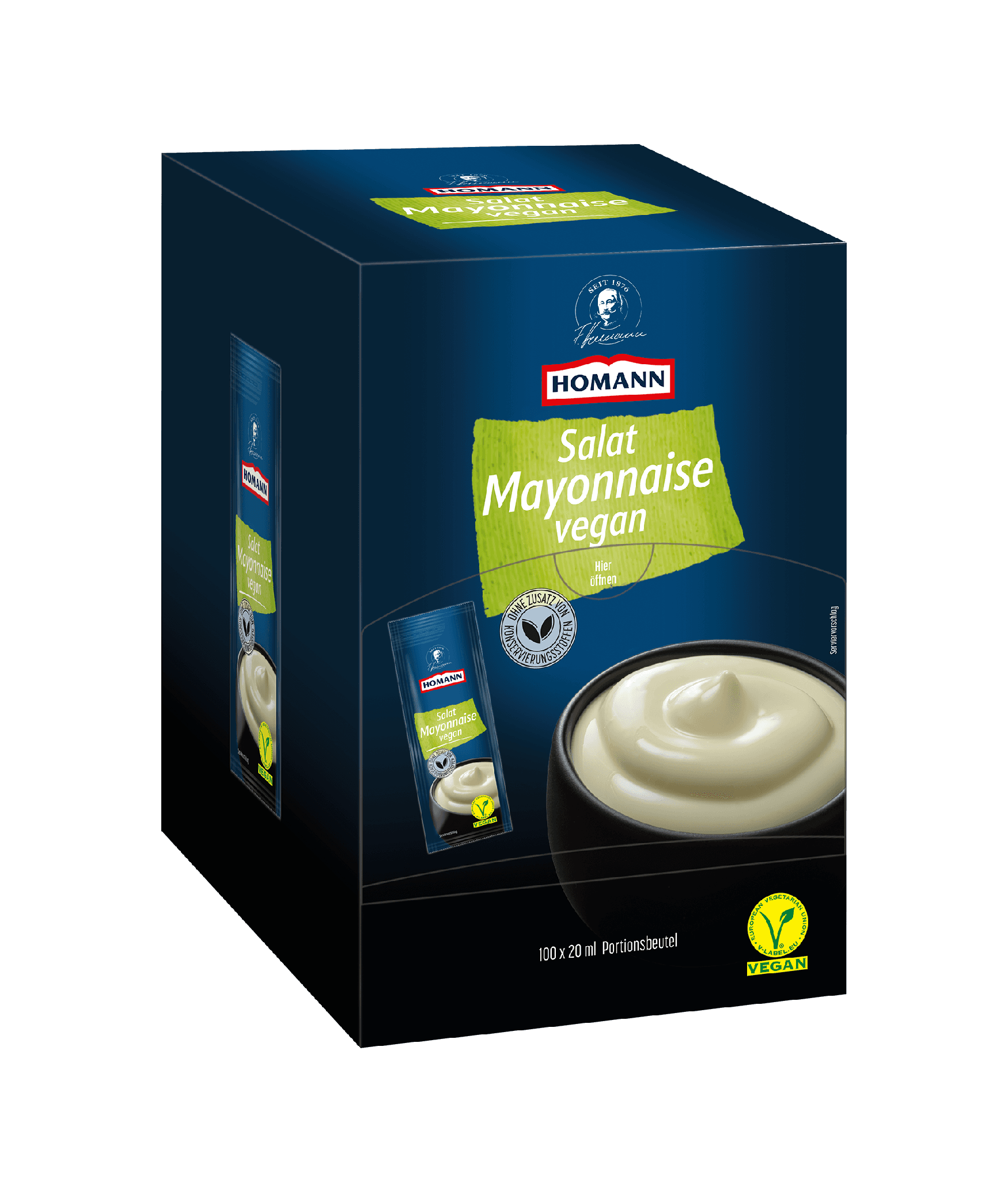 HOMANN Vegane Salat Mayonnaise 20 ml