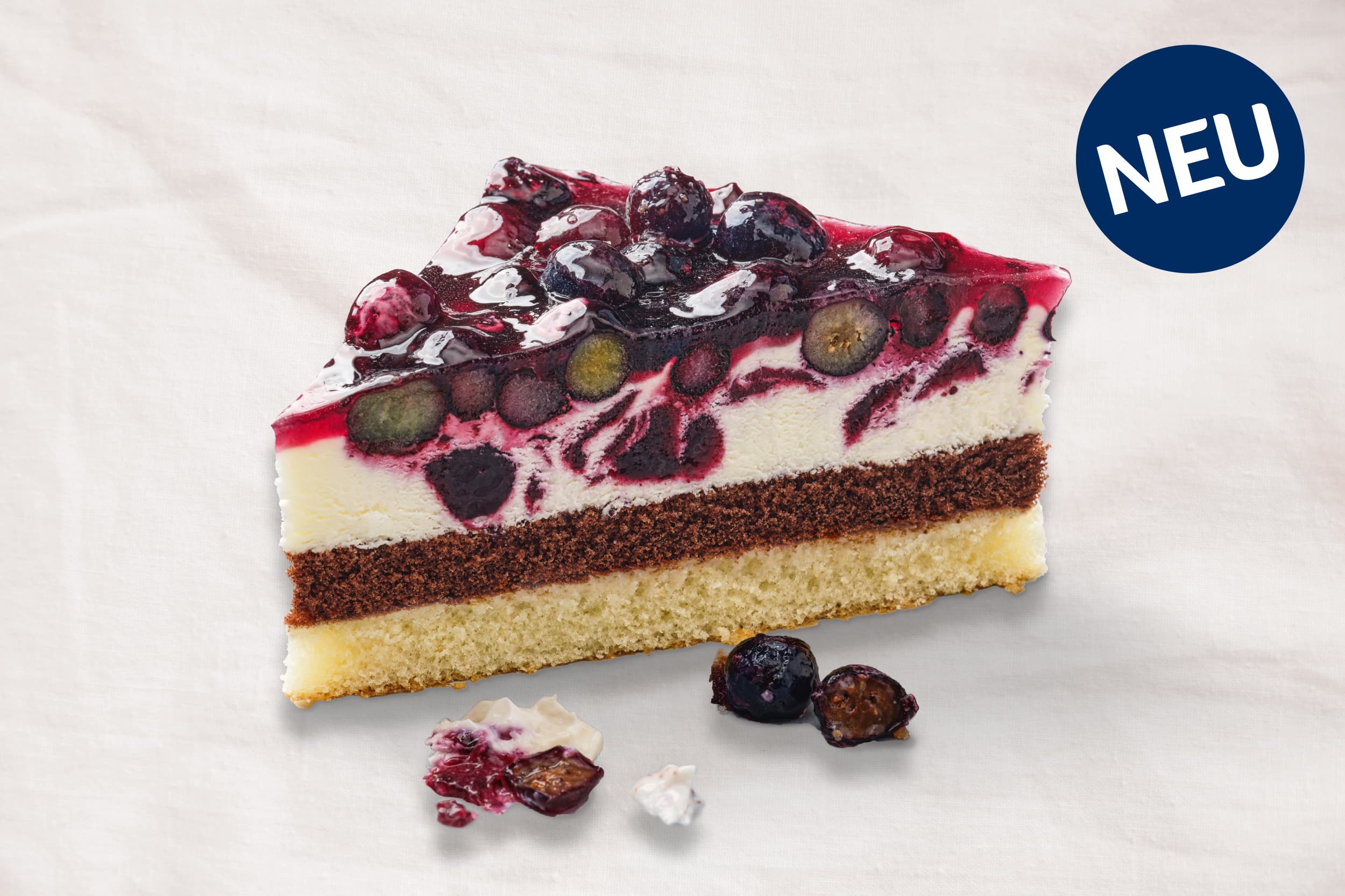 Produktbild von Erlenbacher Backwaren - Heidelbeer Mascarpone Crispy Ecke