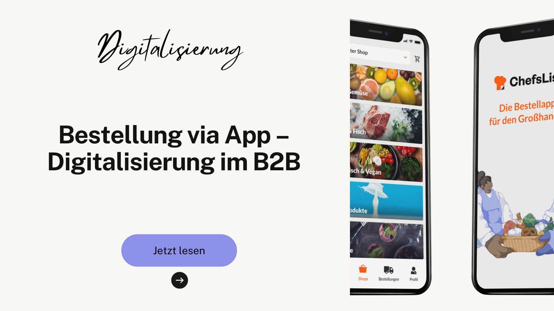 Bestellung via App – Digitalisierung im B2B