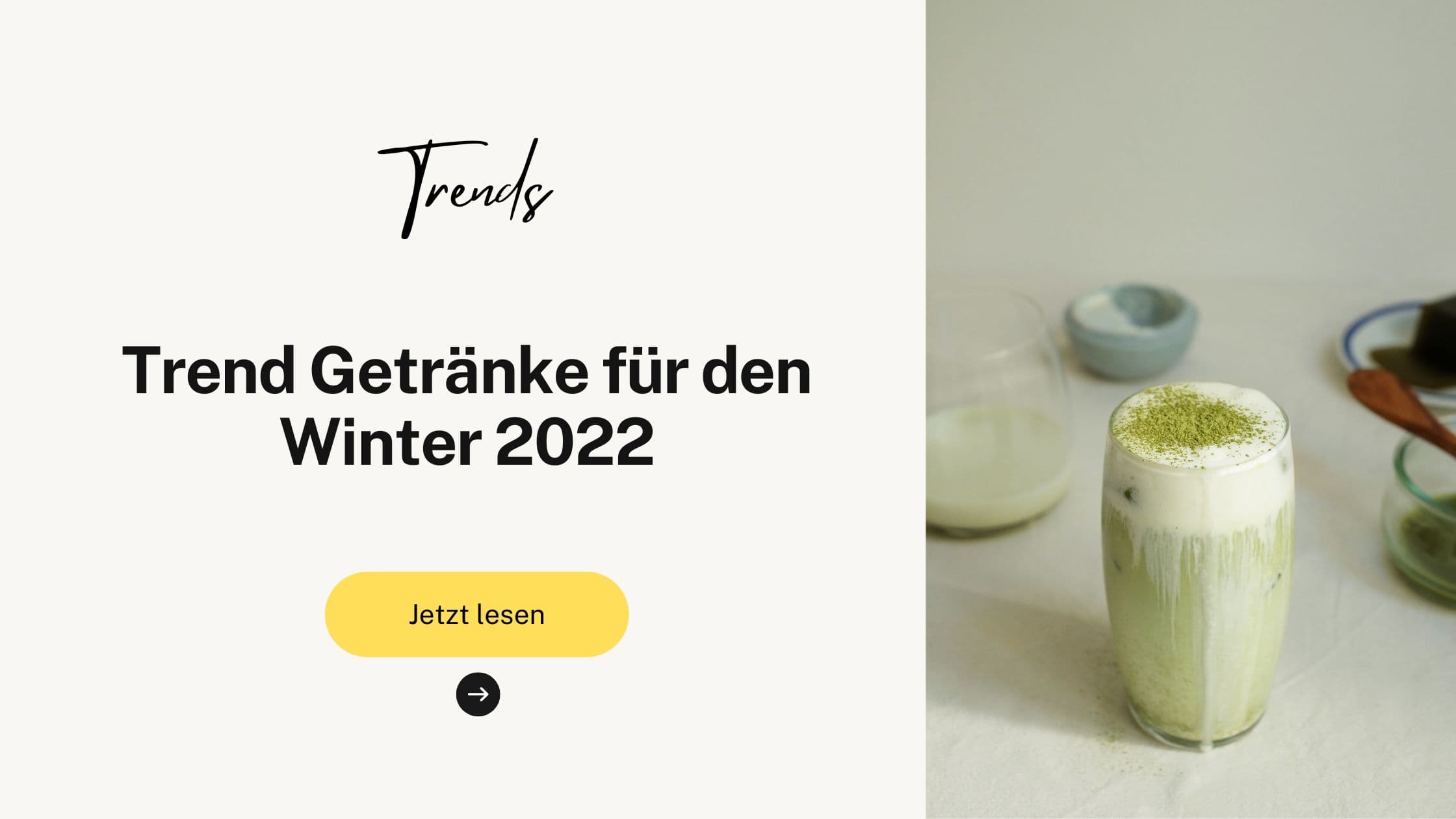 Trend Getränke für den Winter 2022