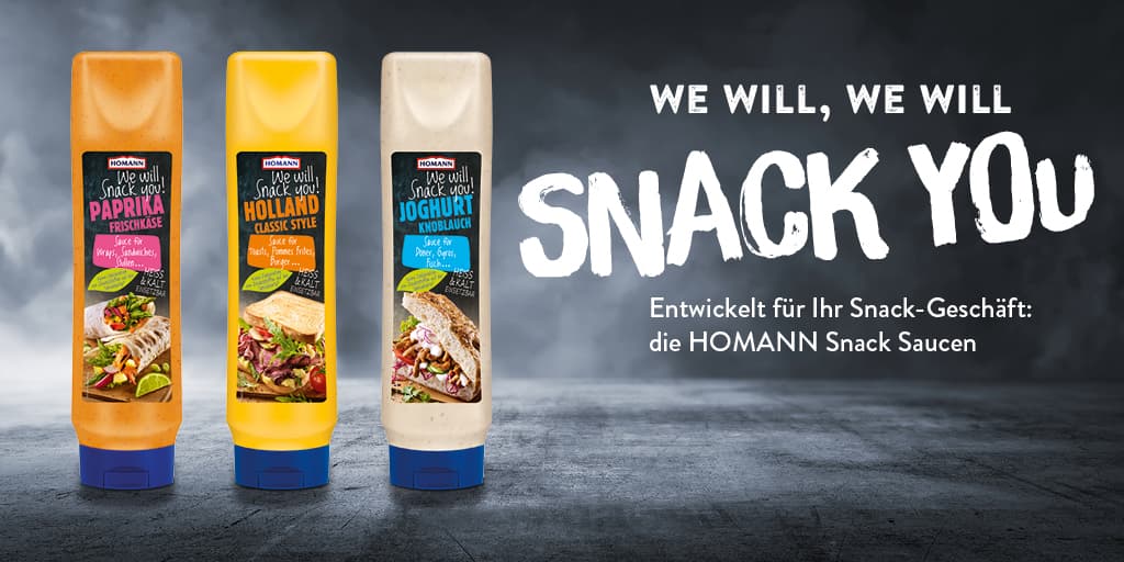 Snack Saucen für Profis