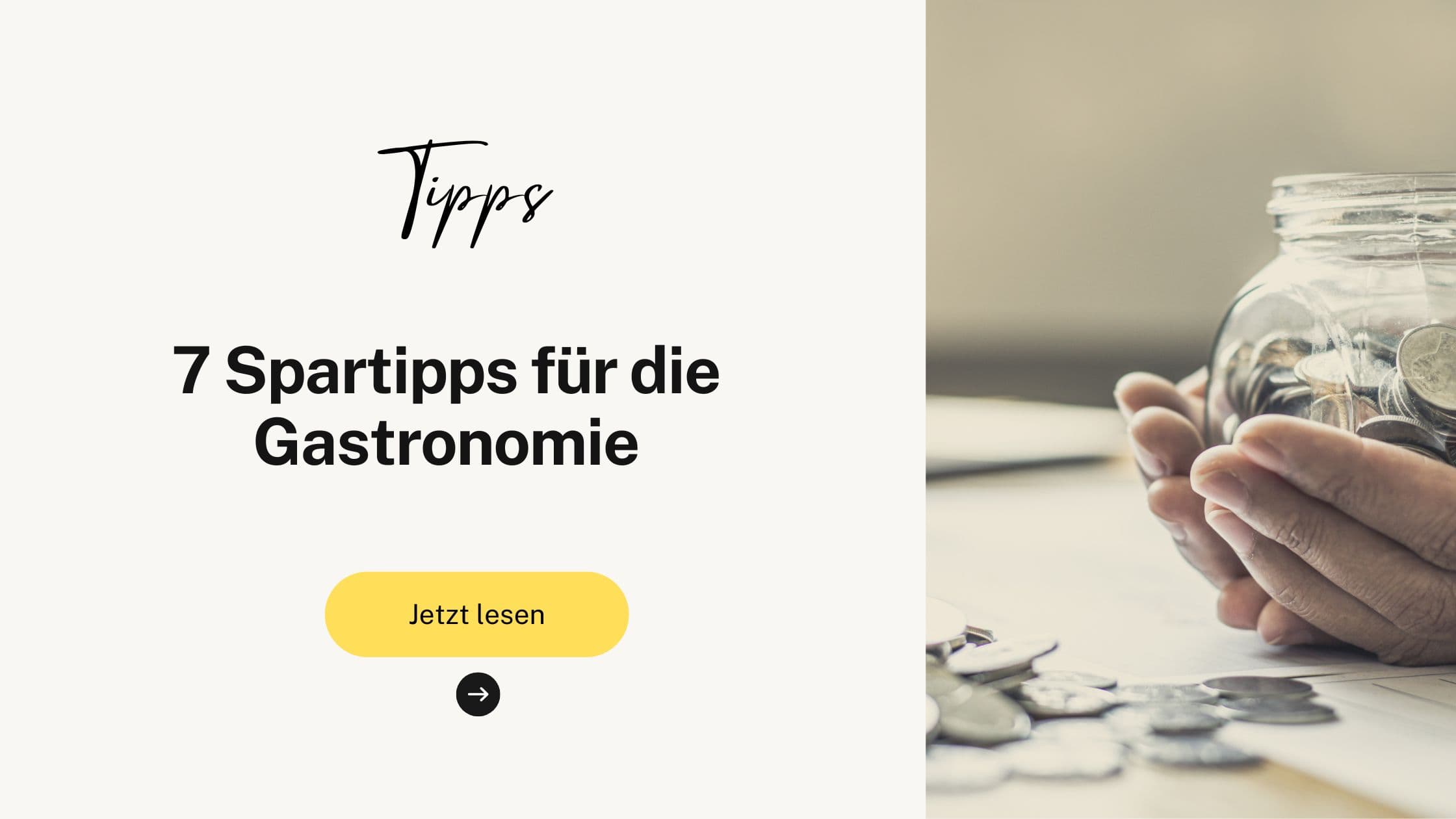 7 Spartipps für die Gastronomie
