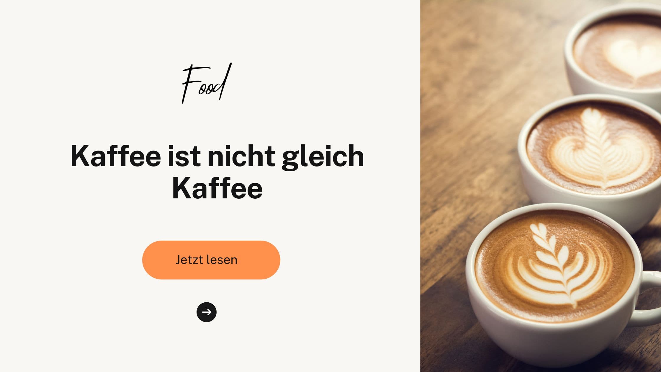 Kaffee ist nicht gleich Kaffee