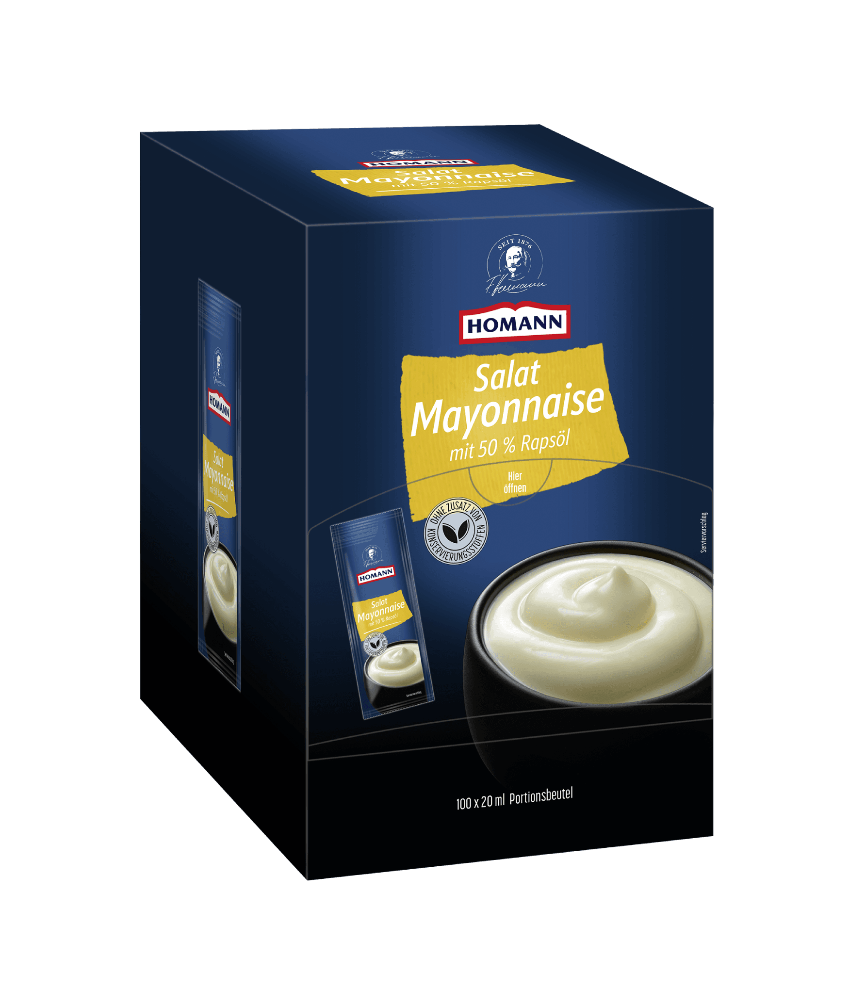 Produktbild von HOMANN Salat Mayonnaise 50% 20ml
