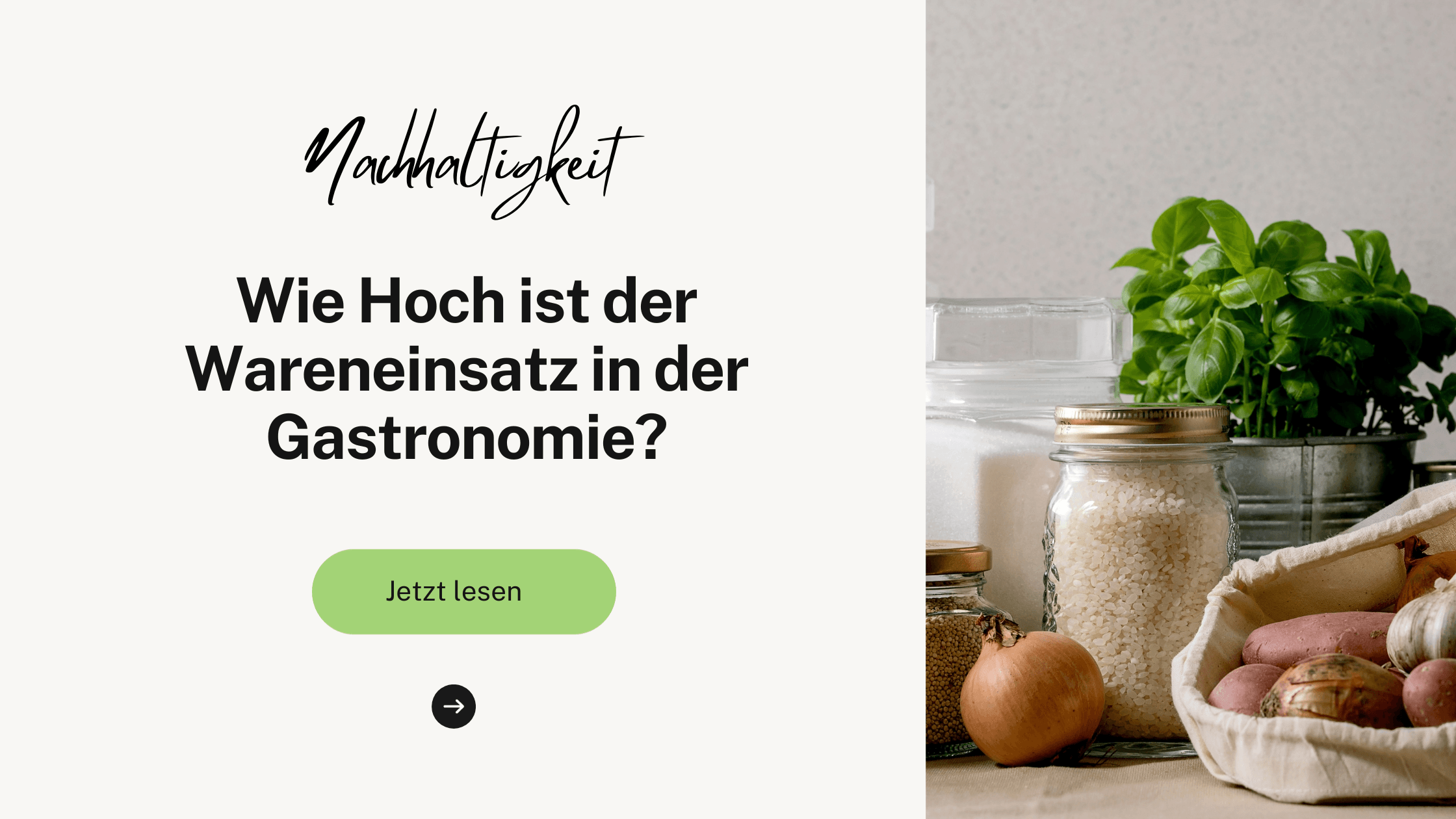 Wie Hoch ist der Wareneinsatz in der Gastronomie?