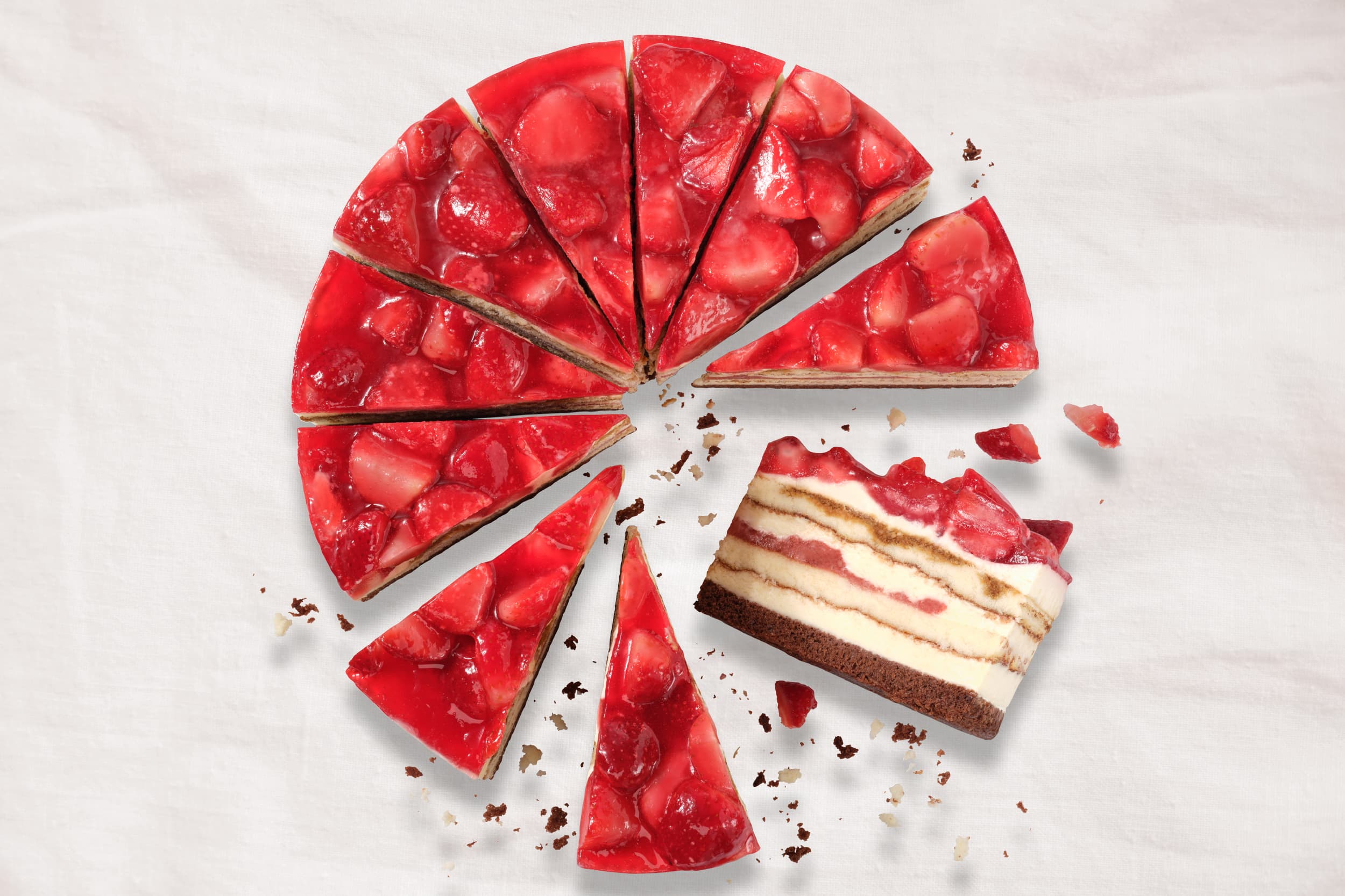 Produktbild von Erlenbacher Backwaren - Erdbeer Tiramisu Torte