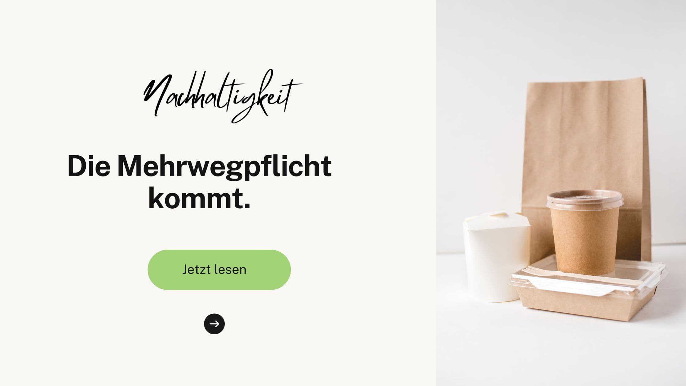 Mehrwegpflicht 2023