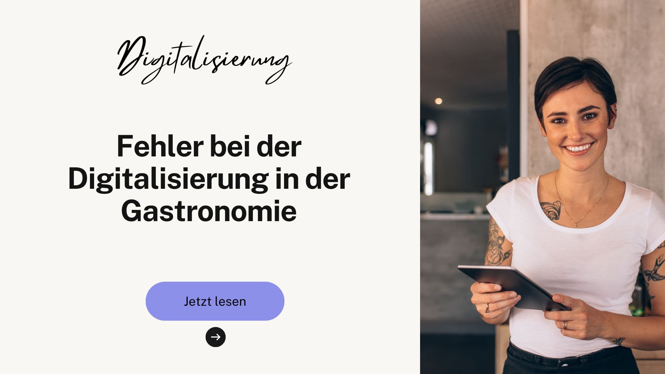 Fehler bei der Digitalisierung in der Gastronomie