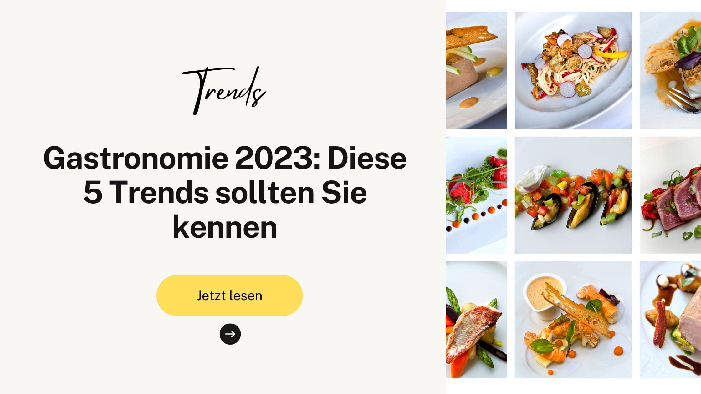 Gastronomie 2023: Diese 5 Trends sollten Sie kennen