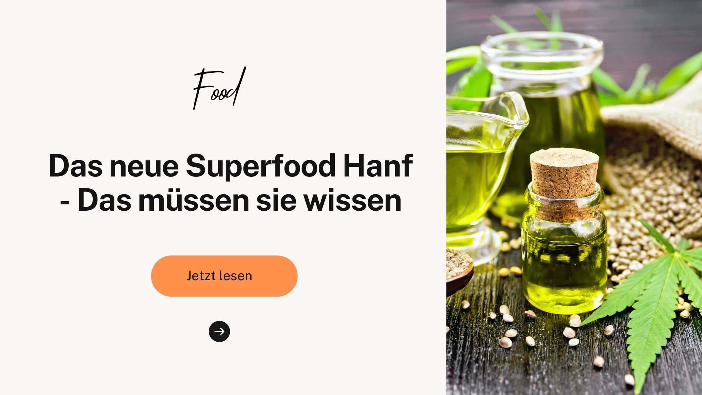 Das neue Superfood Hanf - Das müssen sie wissen