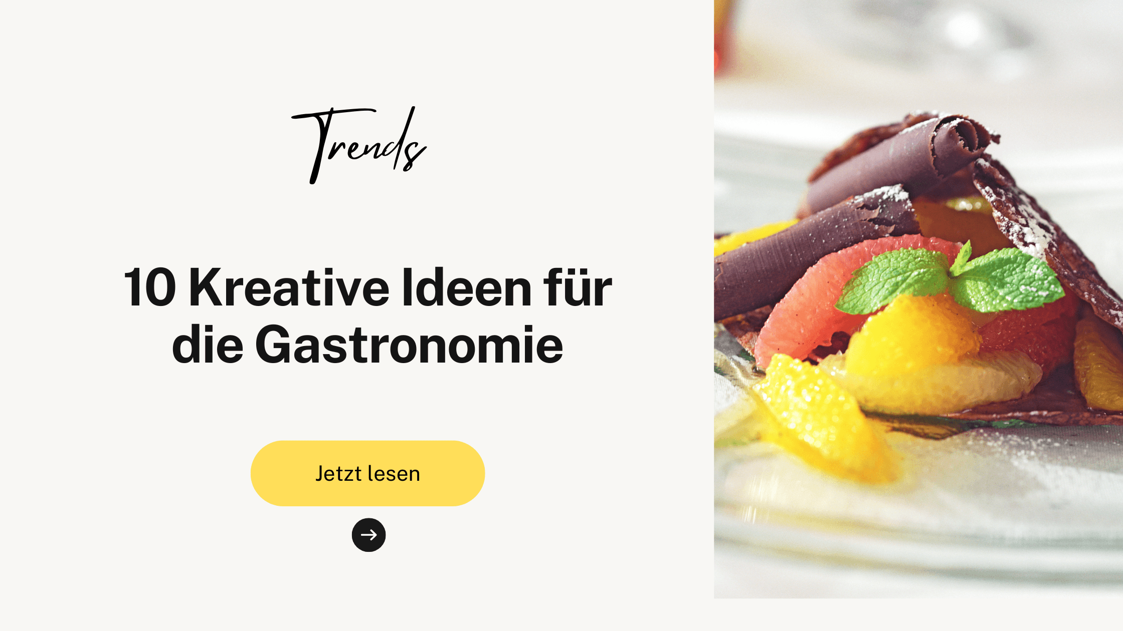 10 Kreative Ideen für die Gastronomie