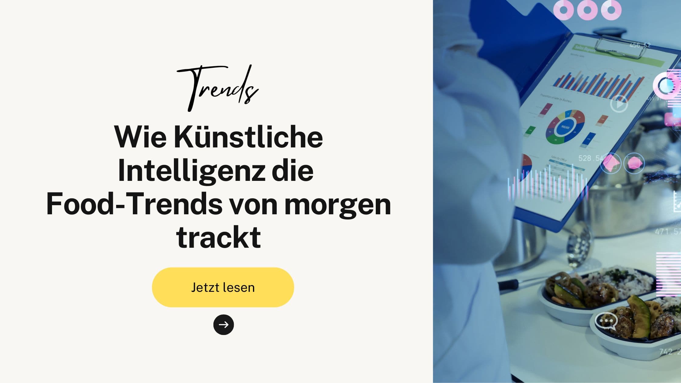 Wie Künstliche Intelligenz die Gastronomie der Zukunft prägt und die Food-Trends von morgen trackt