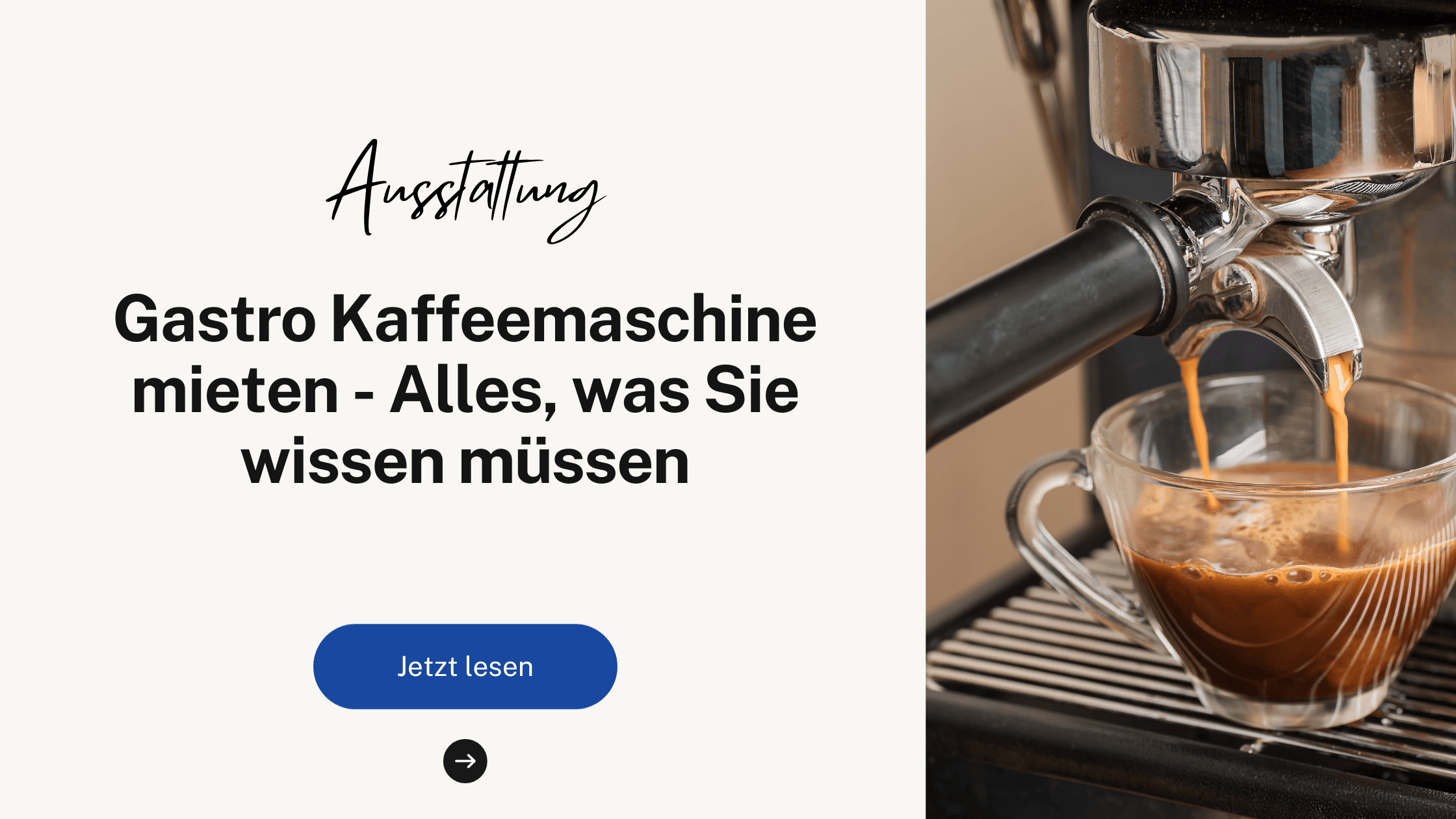 Gastro Kaffeemaschine mieten - Alles, was Sie wissen müssen
