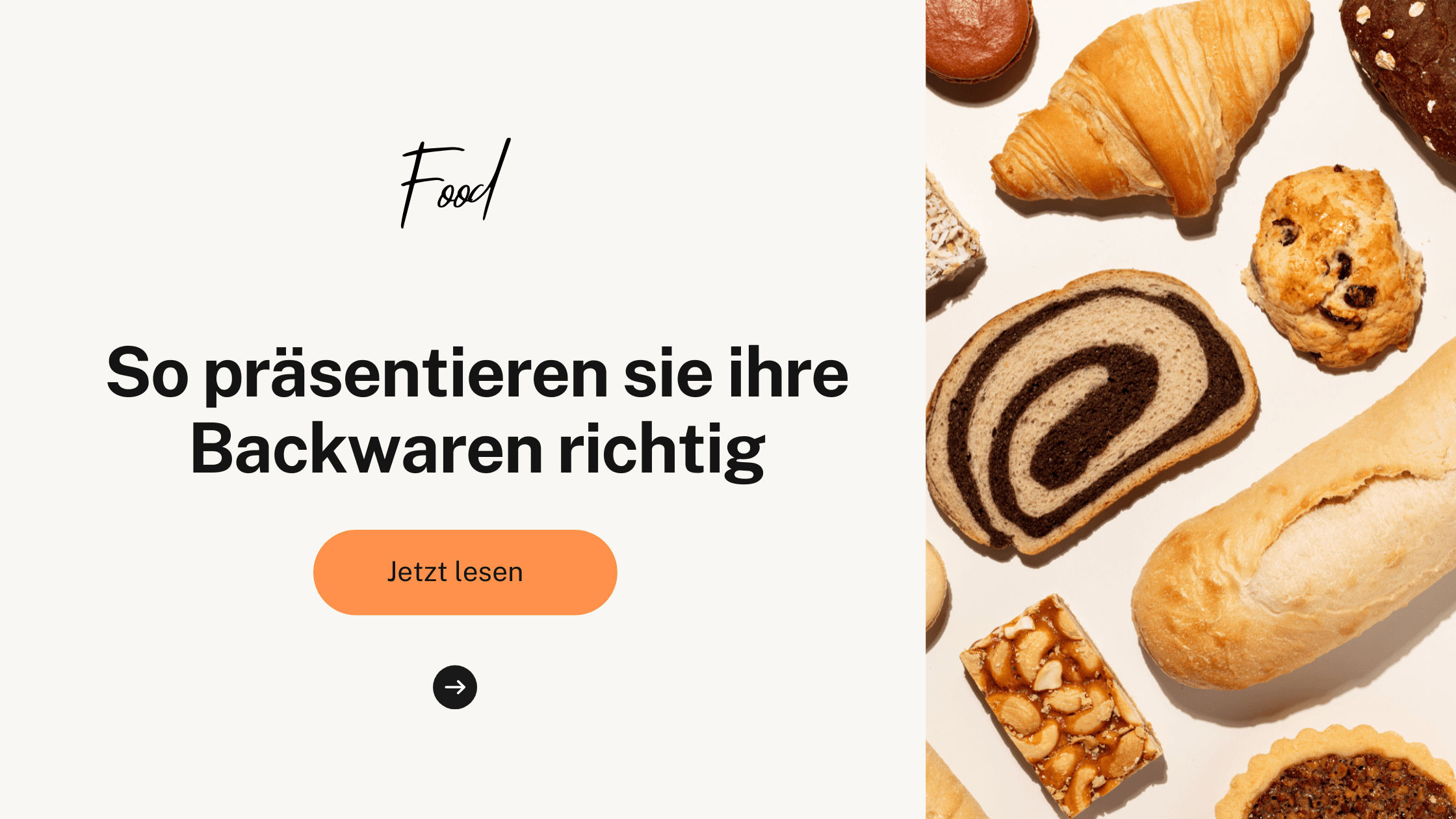 So präsentieren sie ihre Backwaren richtig