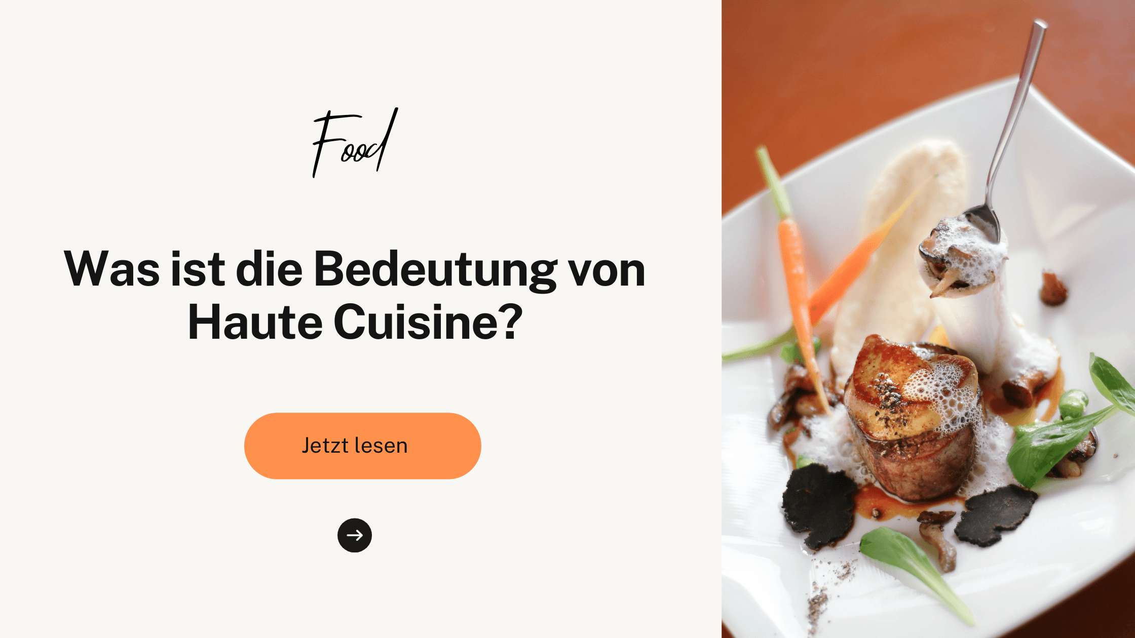 Was ist die Bedeutung von Haute Cuisine?
