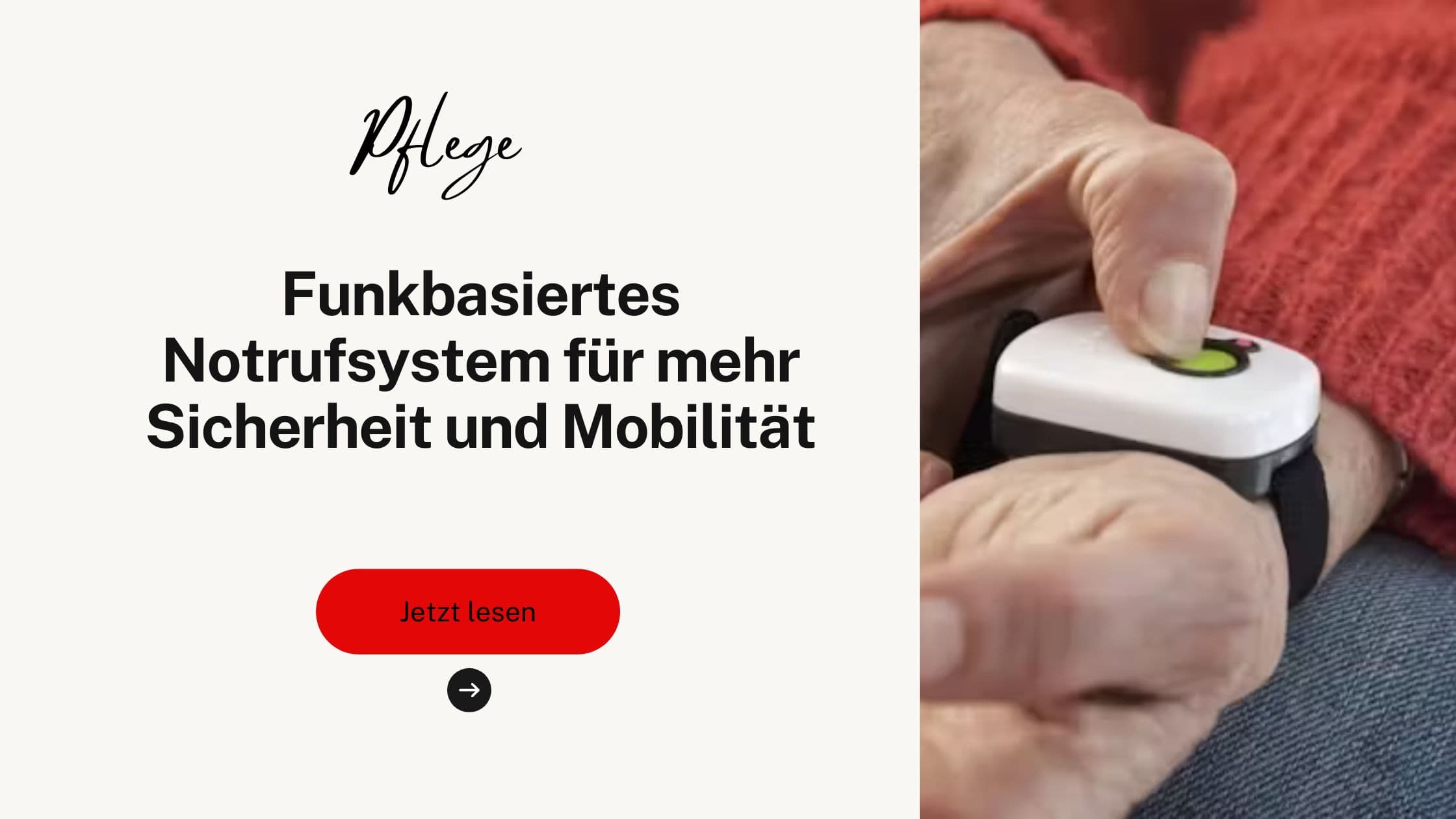Funkbasiertes Notrufsystem für mehr Sicherheit und Mobilität