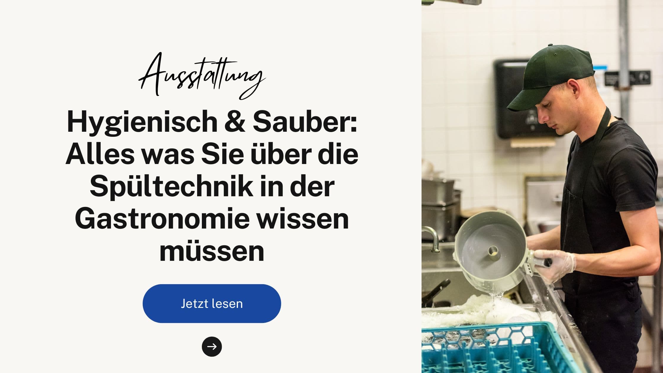 Alles was Sie über die Spültechnik in der Gastronomie wissen müssen