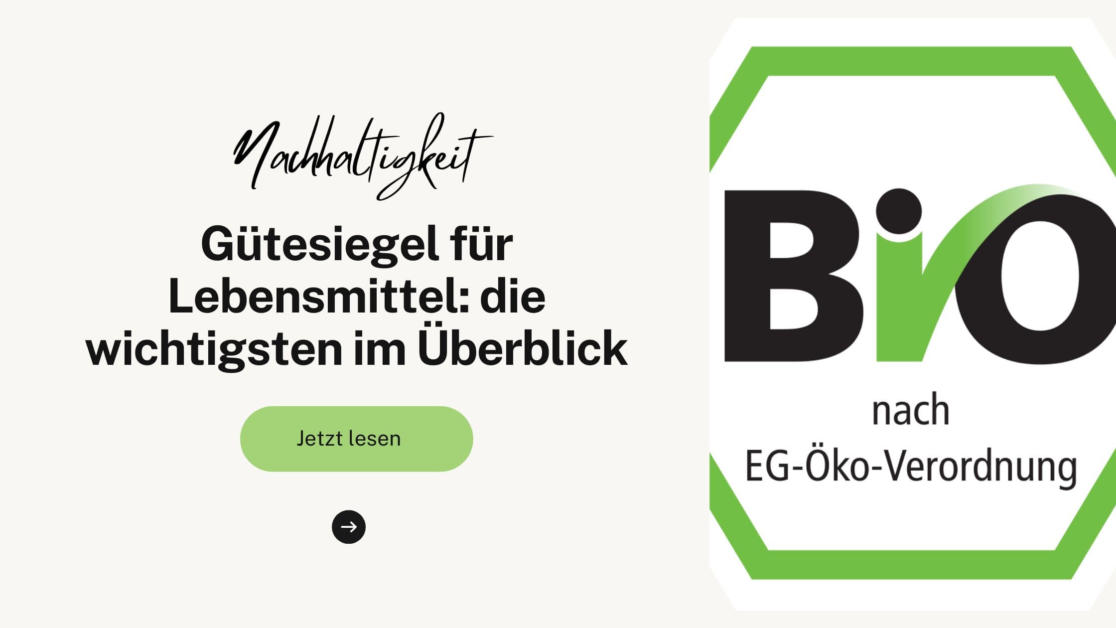 Gütesiegel für Lebensmittel: die wichtigsten im Überblick