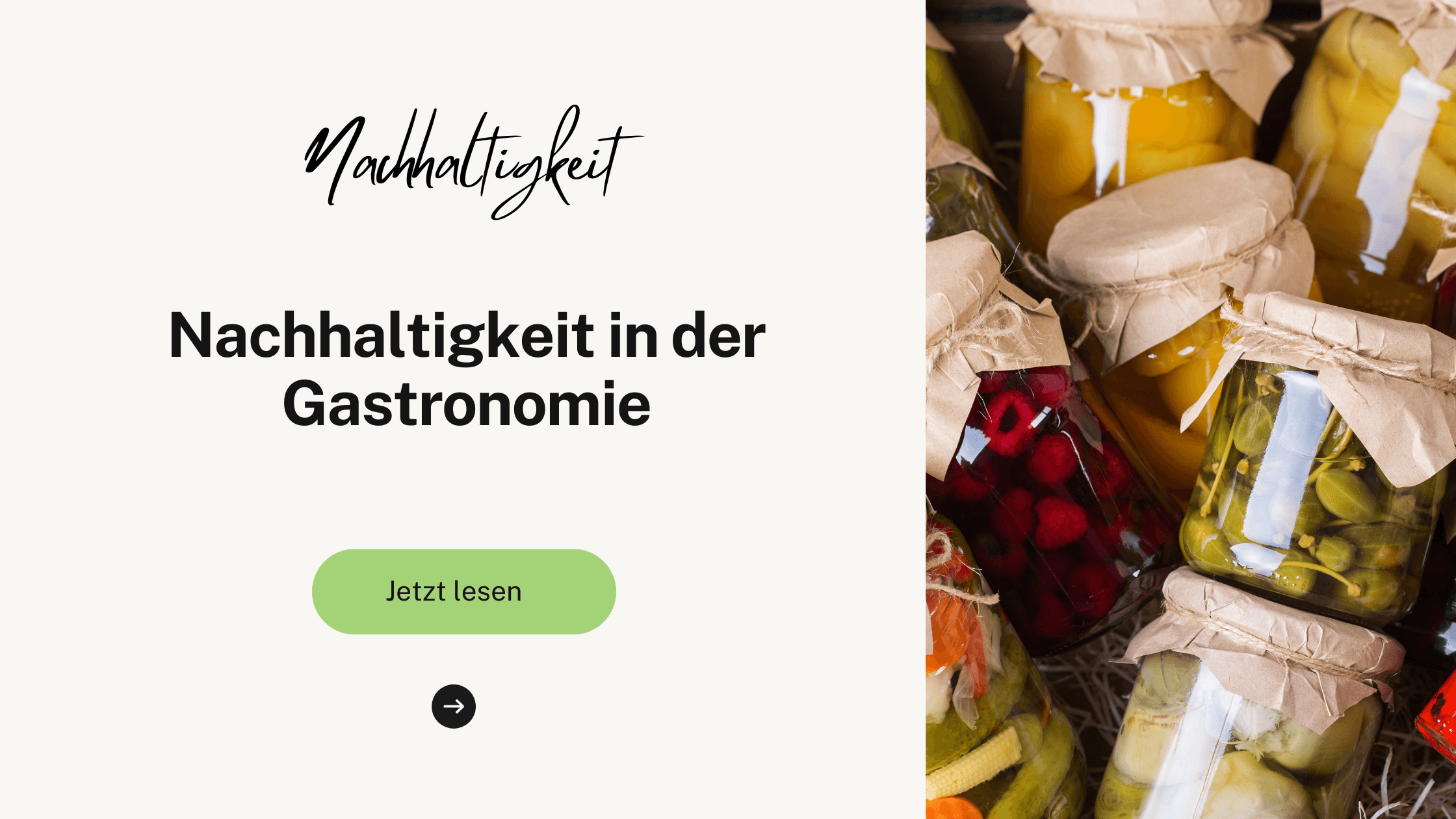 Nachhaltigkeit in der Gastronomie: Beispiele für umweltbewusste Praktiken